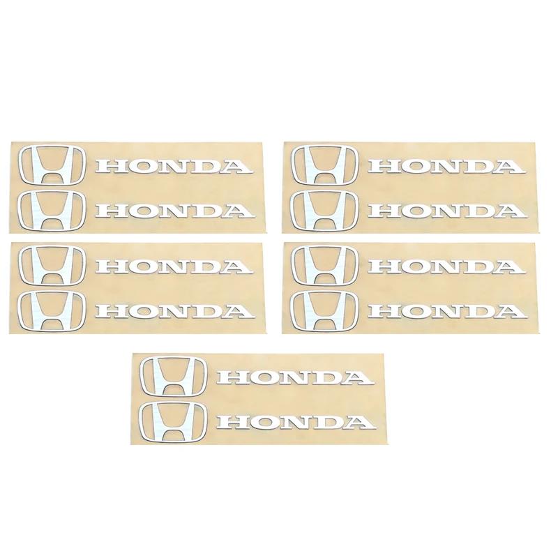 AAAHY1 3D Metal Car Interior Decoration Decals Emblem Sticker Decoration Accessories For Honda Civic FIT Accord Prelude CRV Jazz Acura