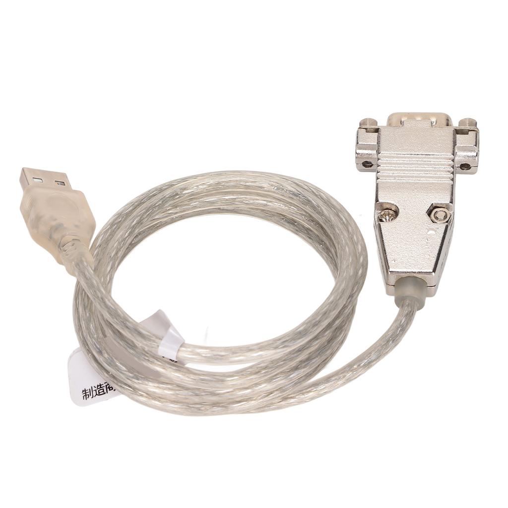 USB to Serial Adapter Industrial Grade Metal Shell USB Serial 9 Pin RS‑232 Serial Converter Cable