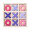 Wooden Tic-Tac-Toe Game for Kids: Educational Nine-Square Board, Parent-Child Interactive Toy