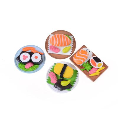 Sushi Bento Lunch For Miniature Dollhouse Handmade Food Home Kitchen Decor OJ