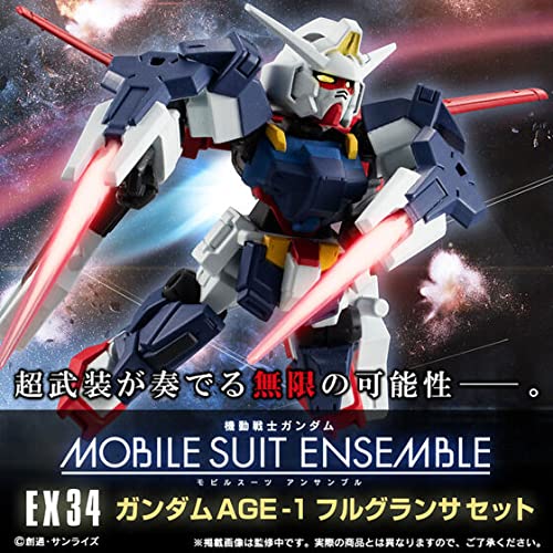 Mobile Suit Gundam MOBILE SUIT ENSEMBLE EX34 Gundam AGE-1 Full Gran Sass Set