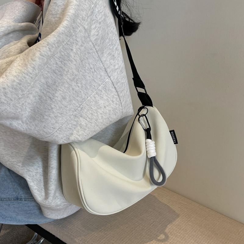 Waterproof Oxford Cloth Large Capacity Dumpling Bag Crossbody Bag Women  Style Versatile Casual Sports Style Shoulder Bag