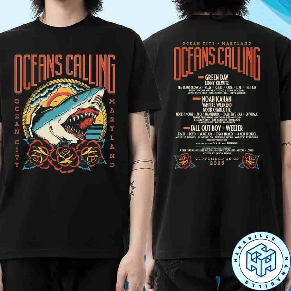 Oceans Calling Festival 2025 Sep 26-28 Ocean City T-Shirt