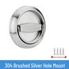 original stainless steel color, screw mount (10 pcs)
