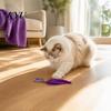 Durable Cat Chewing Toys Mesh Tube Toy with Silver Vine, Feather Interactive Enrichment for Indoor Play Built-in Bells, Stretchable Chew Cats Boredom