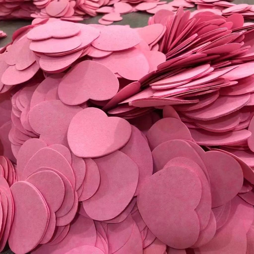 10/20Pcs Absorbent, Expandable Heart-Shaped Wood Pulp Cotton Biodegradable Makeup Remover and Facial Cleanser Towel