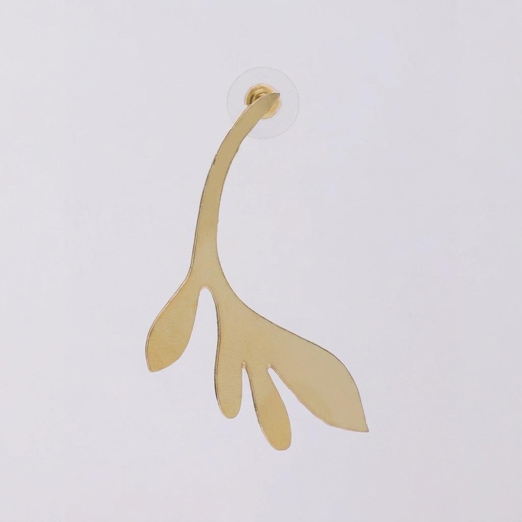 Alma Flora Drift Handmade Brass Earrings