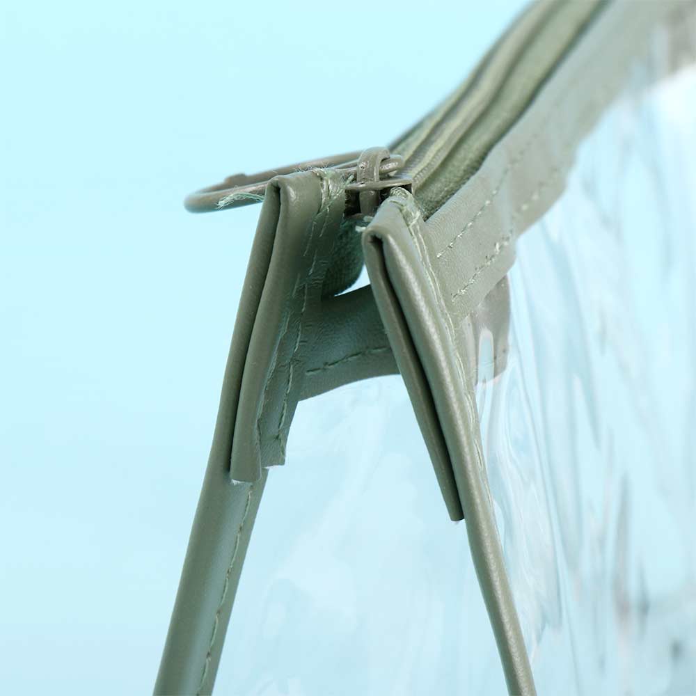 Cosmetics Pouch Students Gifts Zipper Pen Pouch Transparent Pencil Bag Pencil Case Storage Bag