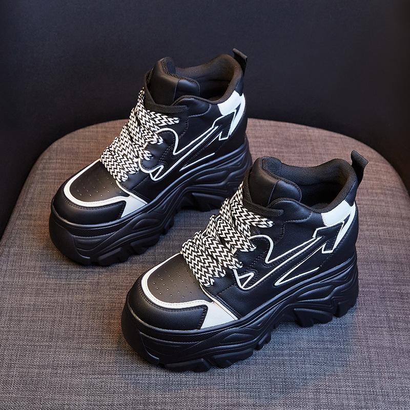 

Dad s Shoe Trend, новая универсальная популярная женская спортивная повседневная обувь на толстой подошве и высокой внутренней высоте весной и осенью 39