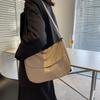 Solid Color Women Crossbody Bag Simple Ladies Shoulder Bag Waterproof Nylon Women'S Handbags Fashion Messenger Bag Women