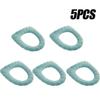 20 pezzi Cuscino per sedile WC per uso domestico Inverno Ispessito Peluche Cuscino per sedile WC Scalda sedile WC Coprisedile per WC
