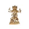 Ashtadhatu Made Shri Guru Dattatreaya Puja Idol, Antique Brass Puja Idol - 9 Cm