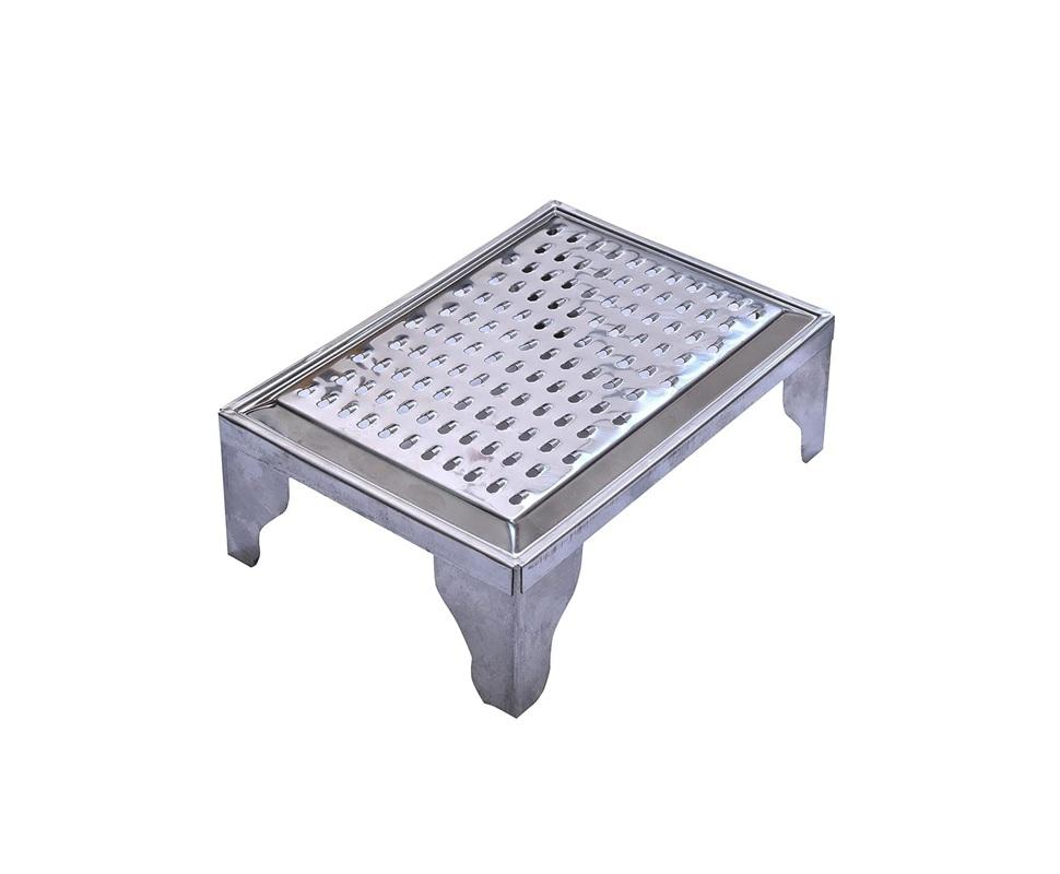 TreegoArt Stainless Steel Multipurpose Ghiya Kash, Kaddu Kash Vegetable Grater For Home And Kitchen - Pack Of 1 серебряный