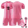 2526Inter Miami Home Football Jerseys Shorts Socks Set New Season Shorts Socks Adult Sizes Outfits