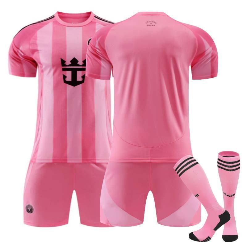 

2526Inter Miami Home Football Jerseys Shorts Socks Set New Season Shorts Socks Adult Sizes Outfits L
