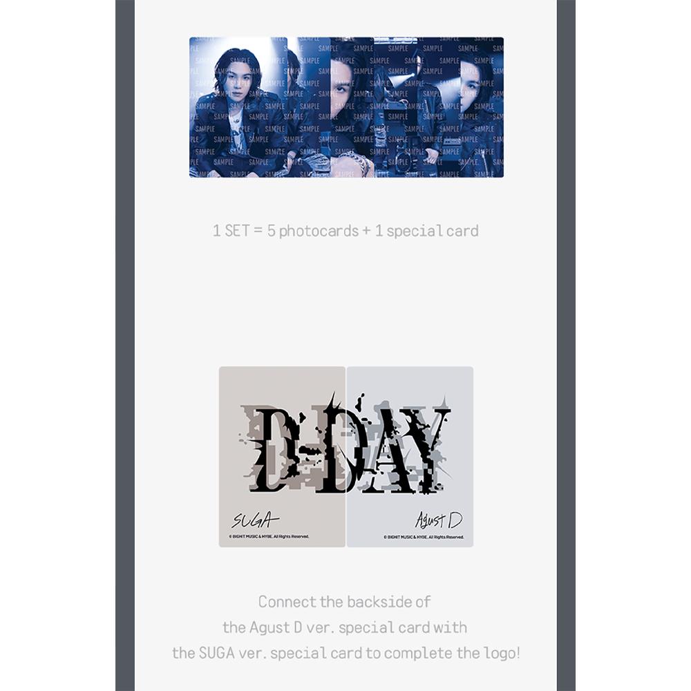 SUGA - D-DAY Turu Fotoğraf Kartı