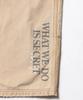 Chanseukeulloding Handwriting Canvas Work Shorts - Beige