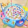 Fishing Toys Hook Electric Spin with Music Size Models Optional Blue and Pink Toys and Gifts for Kids Cute Stickers Practise