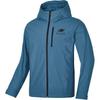 Basic Sports Series Water-Resistant Woven Hooded Long Sleeve Windbreaker Men Outerwear Dark-Teal P424M128-03Y1