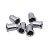 6Pcsset Guitar String Caps Mounting Buckle Through Body Ferrules Guitar String Ferrules Bushing For Electrical Guitars