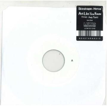 

7inch Record SKINSHAPE HORUS Act Like You Know Dub LEWIS1248 Lewis Recording 2025 UK Reggae Ska Dub