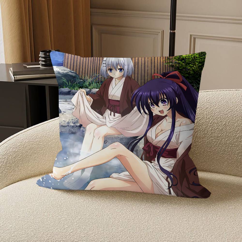 

Anime D-DATE-A-LIVES Stitch Lucky Dragon pillow cover sofa cushion cover home room decoration children gift 12x12Inch