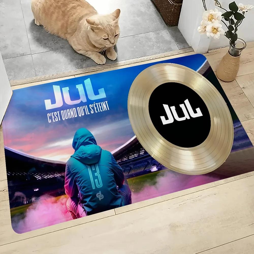 Rapper J-JuL C'est Pas Des Lol Floor Mat Soft Anti-slip Rug for Bathroom Bedroom Stylish Welcome Doormat Machine Washable