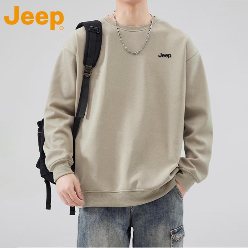 JEEP Men's Heavyweight Crewneck Sweatshirt