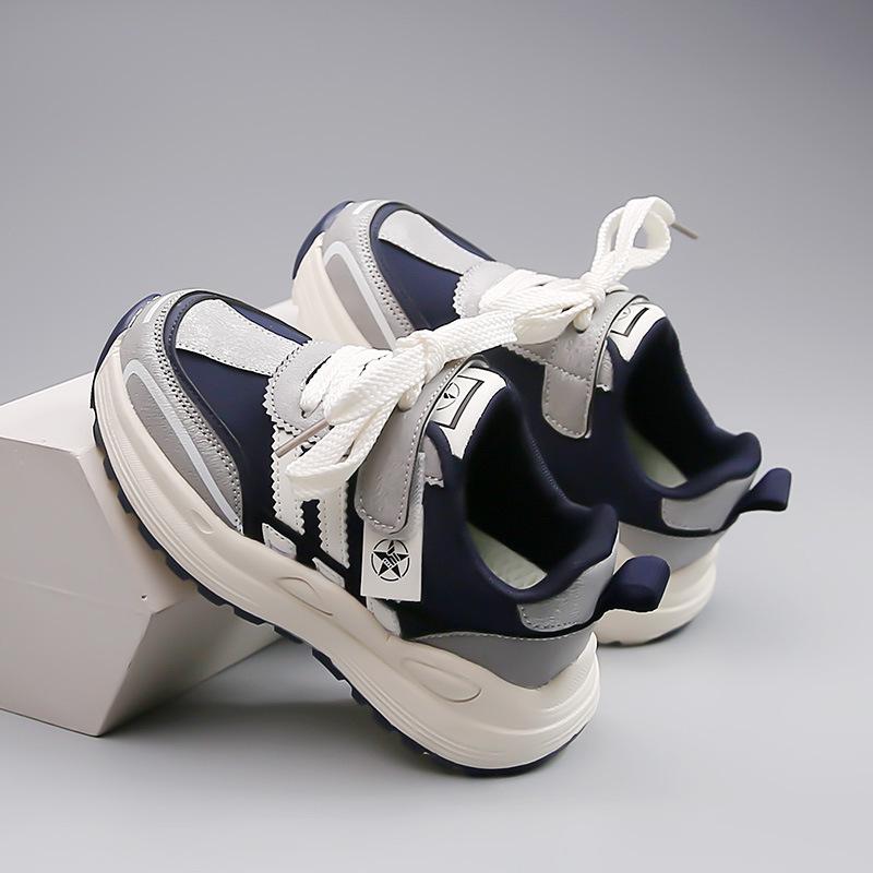 Children's Baby Shoes 2025 New Korean Version of Small and Medium-sized Boys' Sports Shoes Girls' Forrest Gump Shoes Fashionable and Versatile New Mo