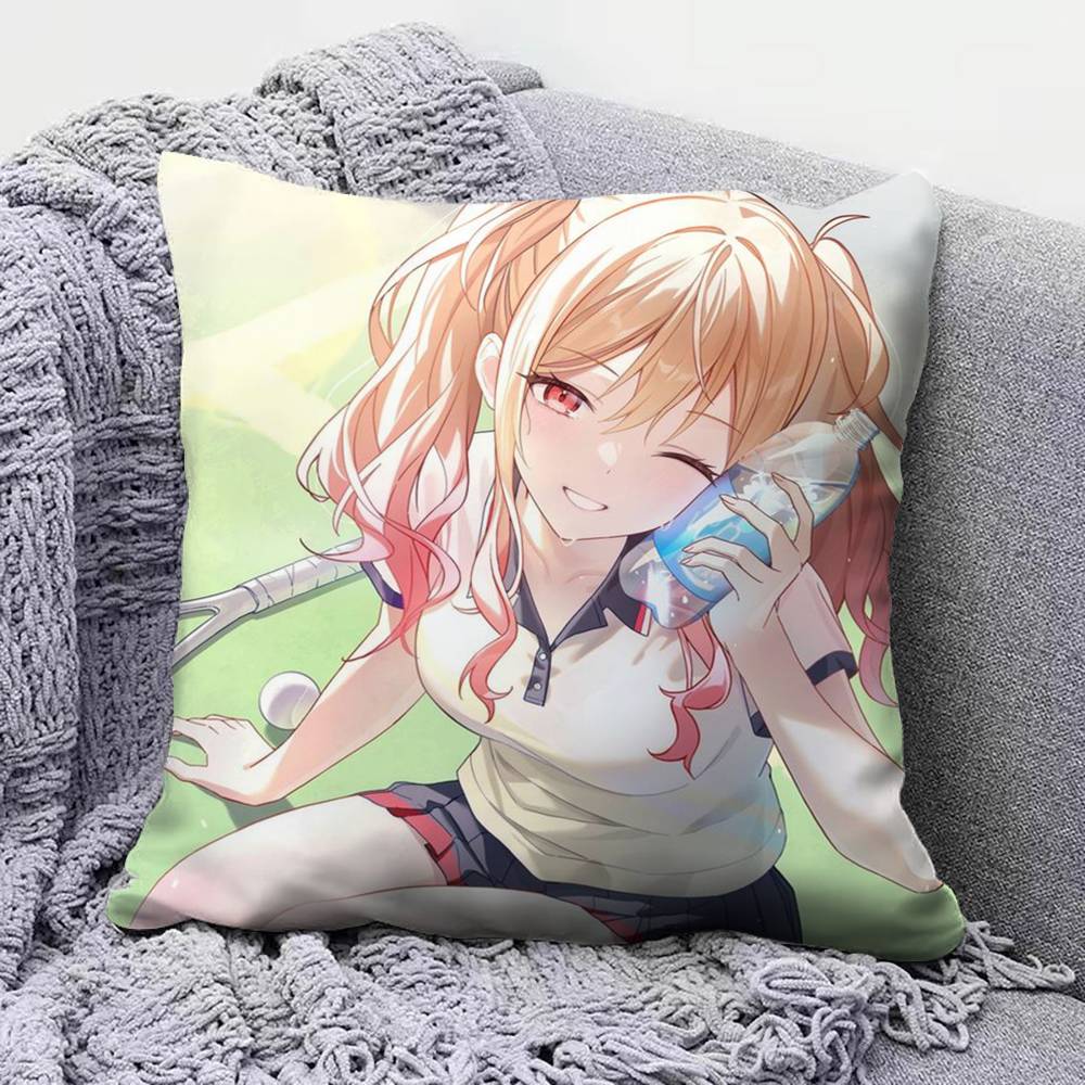Saki Tenma Cute Home Sofa Cushion Covers and Aecorative Custom Pillow Covers