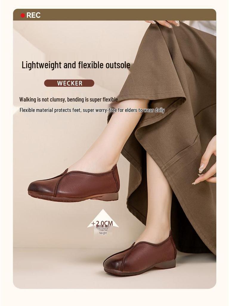 Women's Chunky Heel Pointed Toe Low Heel Commuter Shoes - Versatile Autumn Flats