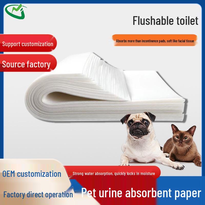 Duftende Schnelltrocknende Saugpads für Hunde und Katzen - Deodorierendes Urinpapier und Wischtücher