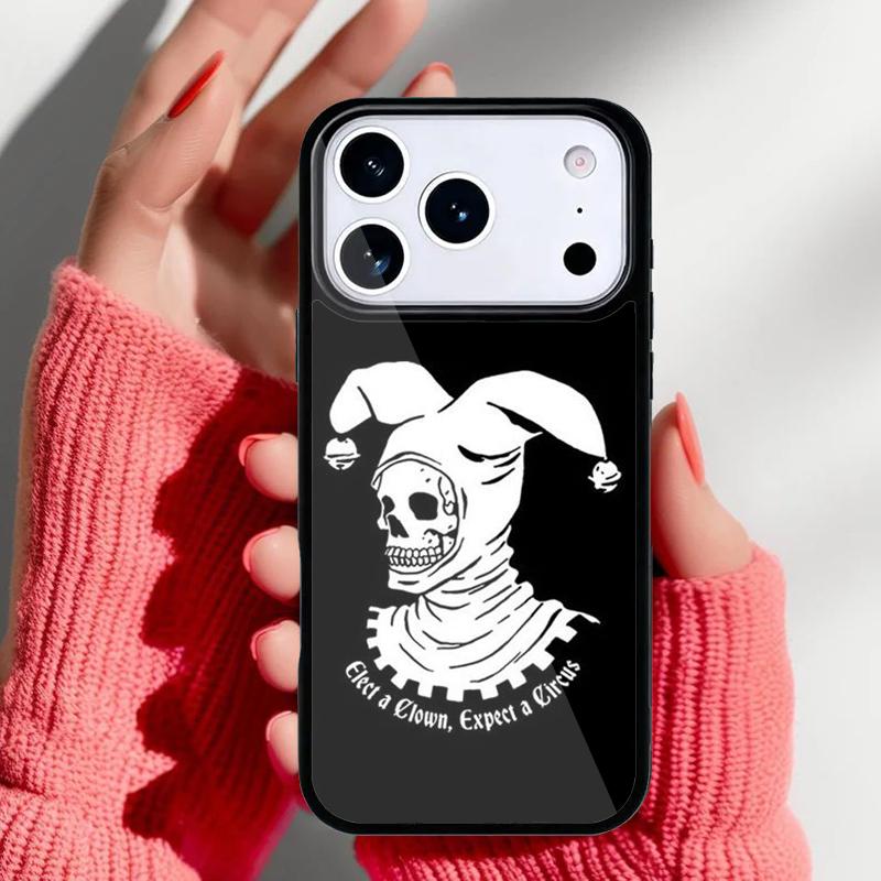 

Funny Skull Skeleton Phone Case for iPhone 17 16 15 14 13 Pro Max Back Cover for 12 11 Pro Coque iPhone 14 Plus