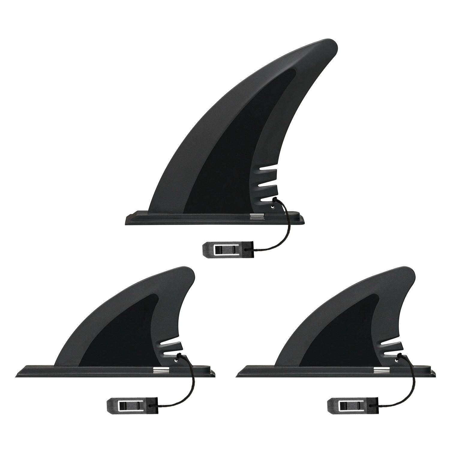 

Набор аксессуаров для серфборда с одним большим и двумя маленькими плавниками One Size чёрный