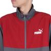 Puma Sports Jersey Top and Bottom Mesh Woven Color Block Suit 684143 24 Color Galactic Gray Set, Lining, Men's Fall/Winter (69)