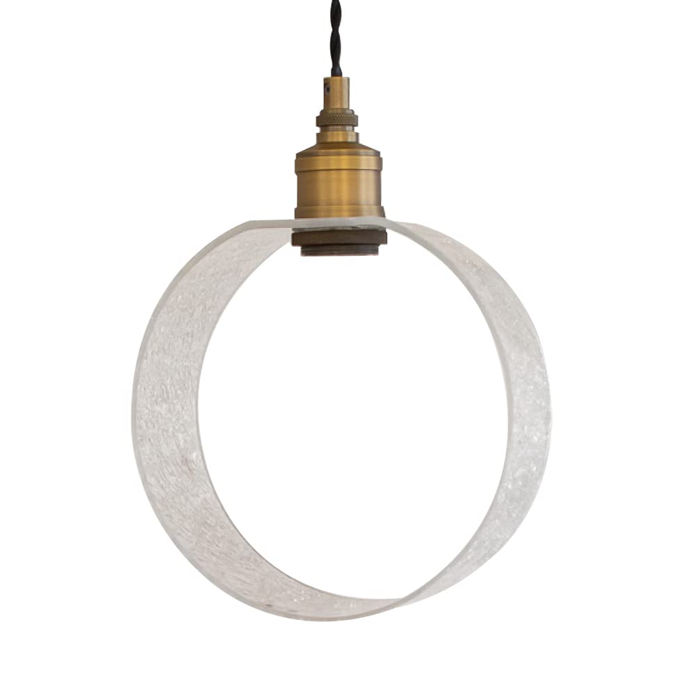 

Ampoule Ayno Ano 1-Light Pendant Light, Stylish LED Pendant Light, Single Light (Bulb Sold Separately), Clear, Crack