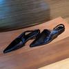 Pointed Toe Women Sandals Flats Casual Shoes 2026 New Designer Summer Elegant Slingback Woman Shoes Slippers Walking Zapatos