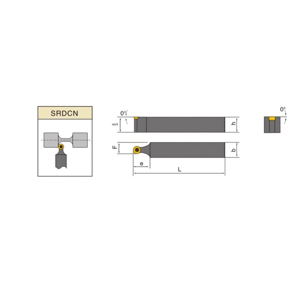 SRDPN 95° CNC Screw-in Lathe Turning Tool Holder