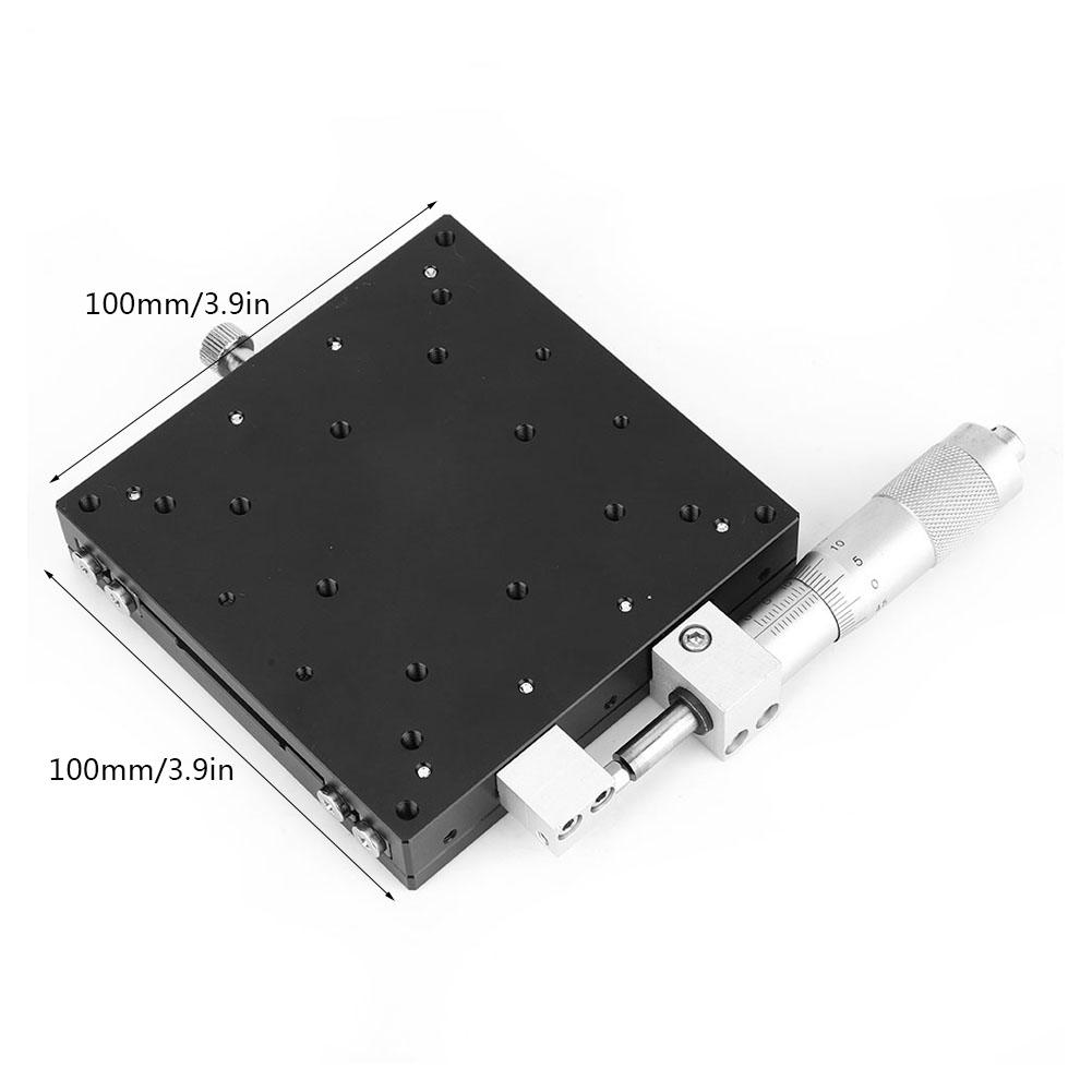 LX100-L X Axle Trimming Platform Optical Micrometer Manual Linear Stages Bearing Tuning Sliding Table