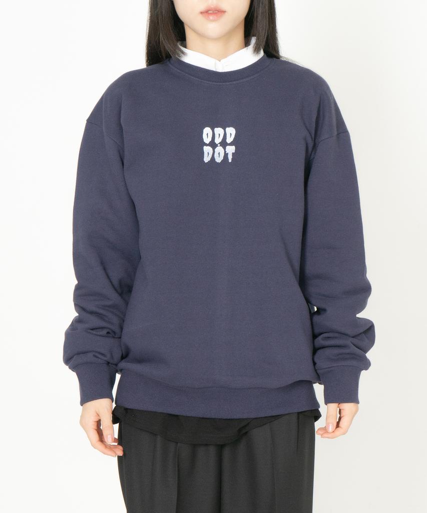 ODD DOT Big Logo Sweatshirt_Navy