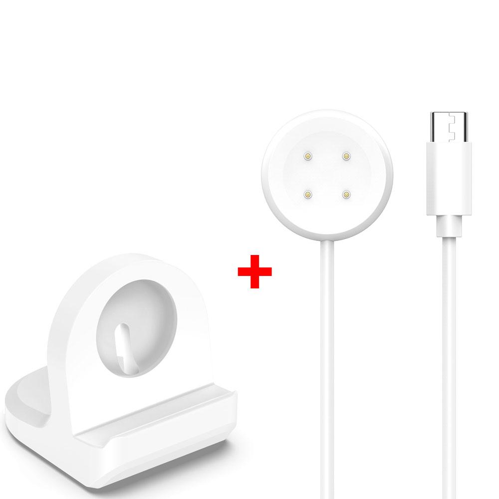 Schreibtisch-Dock-Ladegerät-Adapter für Google Pixel Watch 3 41mm 45mm / Watch 2 Silikon Rutschfester Lade-Dock-Ständer Halter