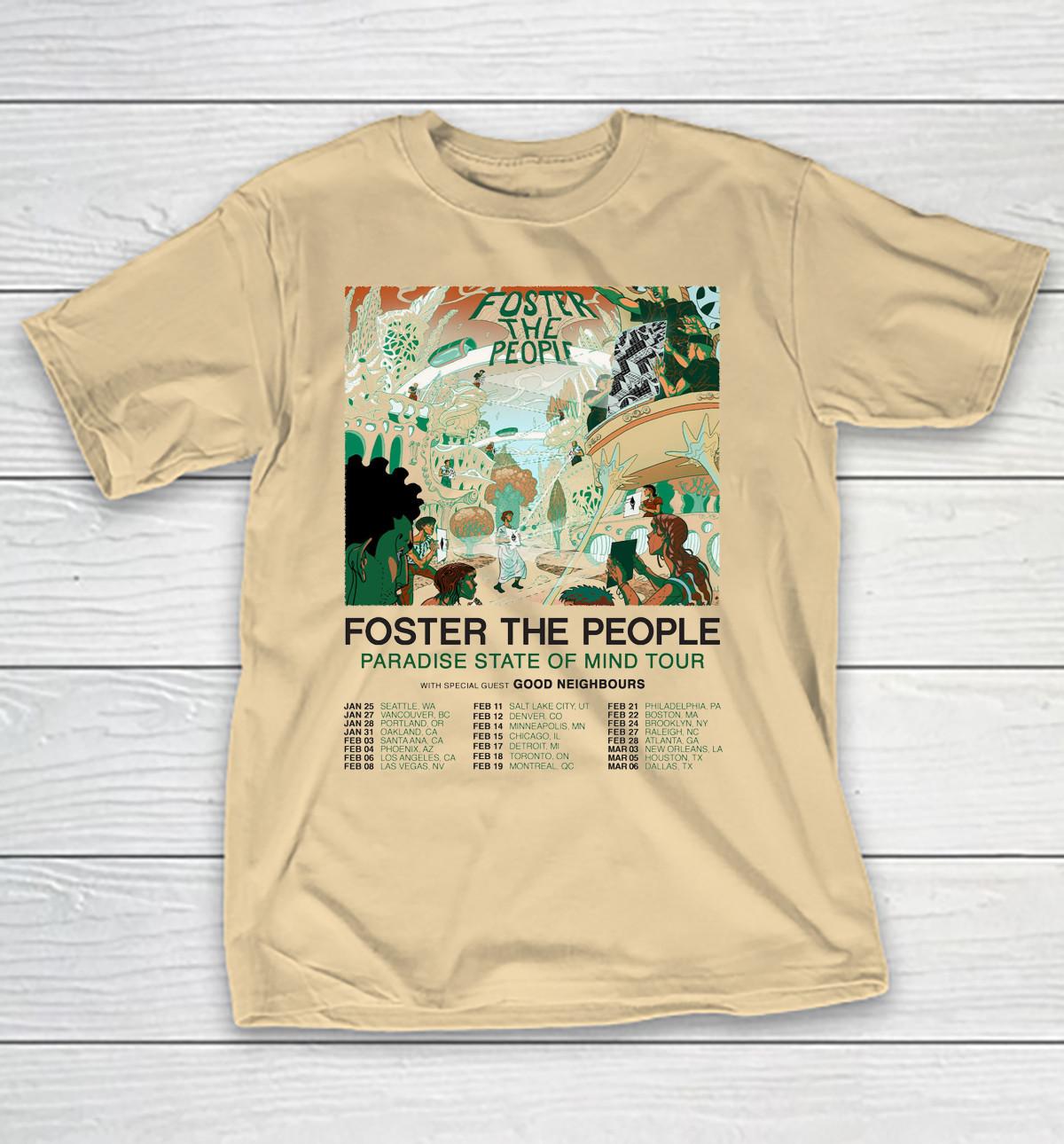 Foster the People Tour 2026 Gift For Fan All Size S to 5XL T-shirt TMB4498 S