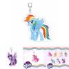 Cute Acrylic Keychain With Double-sided Print Little Pony Clip Decoration