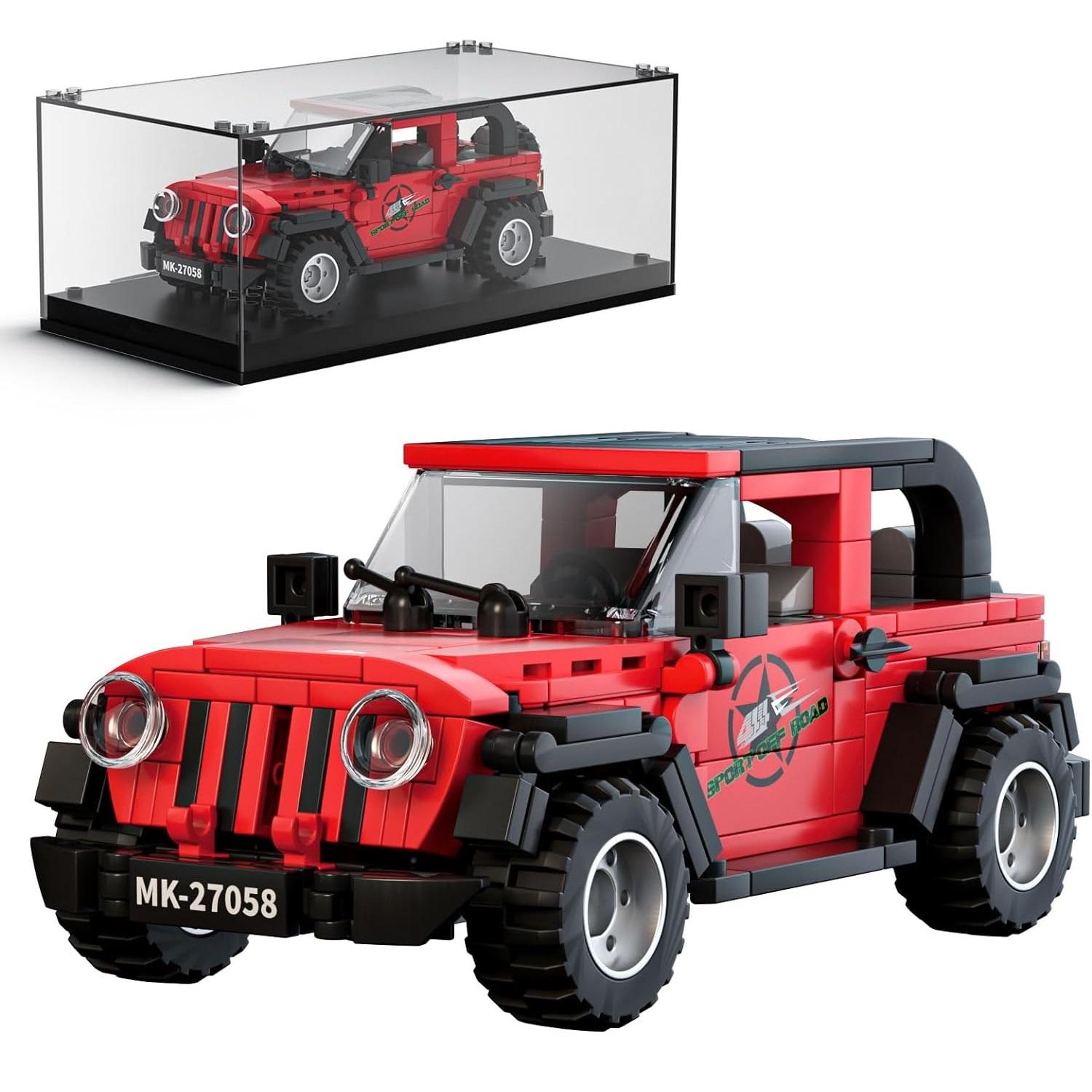 

Форма King Speed ​​Champions Jeep Wrangler Rubicon Car 27058 Строительный набор Игрушка Коллекционная модель автомобиля Блок Детский подарок 8+(414 штук)