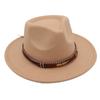 Feather Decoration Ethnic Style Top Hat Tibetan Jazz Hat Temperament Felt Hat Imitation Wool Hat Men'S And Women'S Ins Style