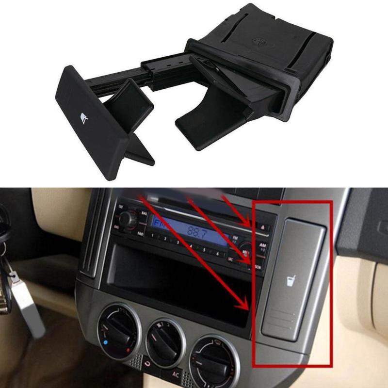 Drink Holders, Black Car Front Water Cup Drink Holder Cup Holder 6Q0858602E for 9N 2002-2010