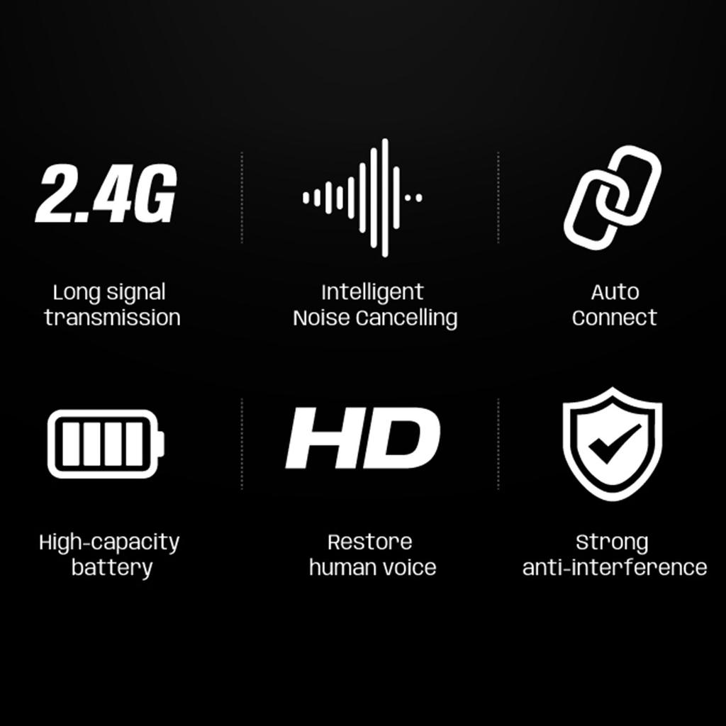 Instrument Microphone Rechargeable Adjustable Clip-On Pickup Violin Performance Wireless Microphone for Live Stage Performances