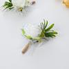 Silk Boutonnieres Flowers Brooches Style Wrist Flower New Wedding Corsage  Wedding Accessories
