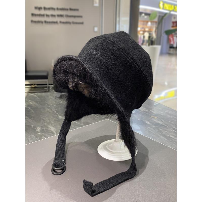 

Зимняя двухсторонняя шапка-ушанка женская ветрозащитная и морозостойкая шапка с защитой ушей шапка-пуловер для путешествий на открытом воздухе шапка-пилот M（56-58cm）