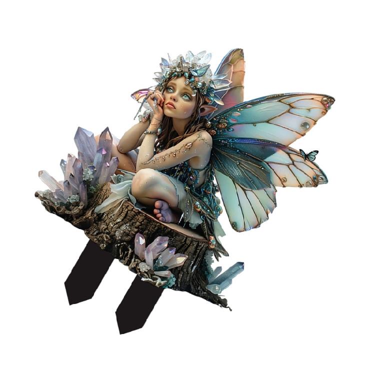 Gardens Acrylic Decoration Stake Mystical Fairies Color Home Decoration For Plant Lover